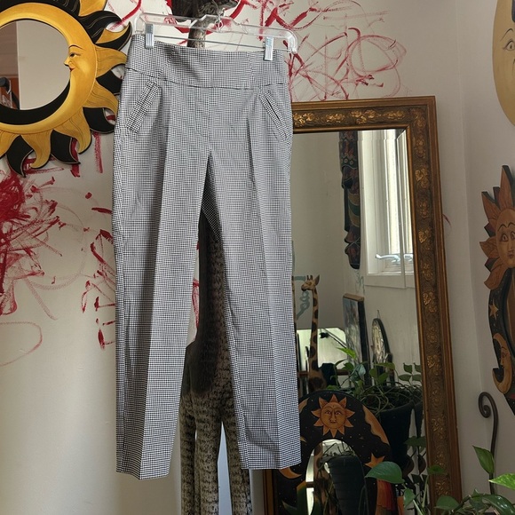 Suzy Shier Monochrome Checkered Pants - Picture 14 of 16